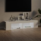 TV ormarić s LED svjetlima bijeli 135 x 39 x 30 cm | Eponuda.ba