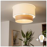  Brilagi - LED plafonski luster CERIA 1xE27/40W/230V Ø 50 cm bela/bež | Eponuda.com
