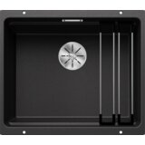 Blanco sudoper ETAGON 500-U InFino SILGRANIT sa priborom, bez dalj.upr. - GRAFIT | shoptok.hr