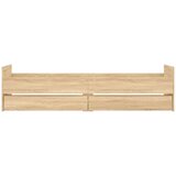  Okvir kreveta s ladicama boja hrasta 90x190 cm | shoptok.hr