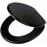 Tiger Deska za WC školjko s počasnim zapiranjem Blackwash MDF črna, (20764625) | Shoptok.si