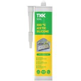  Silikon otporan na visoke temperature 300 °C (Crna, 300 ml, Octeno kiseli silikon) u