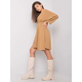 Italy Moda Dress-DHJ-SK-11981B.19-dark beige | shoptok.hr
