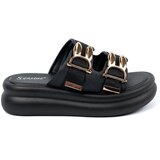 SEASTAR Flip-flops with gold buckles on the platform | shoptok.hr