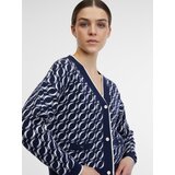Orsay Navy Blue Women's Patterned Cardigan - Women's | shoptok.hr