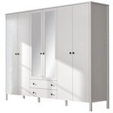 Hanah home drveni beli ormar frn 20011 | ePonuda.com