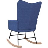  Stolica za ljuljanje od tkanine plava | shoptok.hr
