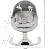 Kinderkraft električna njihaljka TULSY, Grey | shoptok.hr