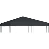 vidaXL Streha za paviljon 310 g/m² 3x3 m siva Cene