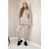 Kesi Cotton set with embroidered Paradise inscription light beige | shoptok.hr