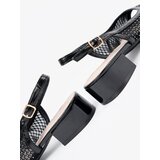 GOODIN Black sandals with mesh detail | shoptok.hr