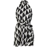 River Island Petite Obleka črna / bela | Shoptok.si
