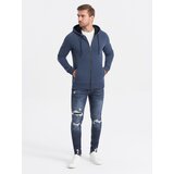 Ombre Men's unbuttoned hooded sweatshirt | shoptok.hr