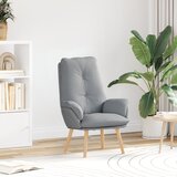vidaXL Relaxacijska stolica Svetlo siva tkanina | Shoptok.si