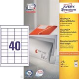 Avery Zweckform Univerzalne etikete 48,5 x 25,4 mm - 100/1 | Shoptok.si