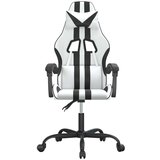  Igraća stolica bijelo-crna od umjetne kože | shoptok.hr