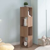 vidaXL vrtljiva omarica sonoma hrast 34,5x34,5x147,5 cm iverna plošča | Shoptok.si