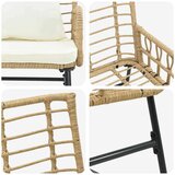 vidaXL Vrtni set za objed 3 pcs Crna, Antracit 113 x 69 x 83 cm | shoptok.hr