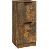 Maison Chic Komoda - Predalnik dimljeni hrast 30x30x70 cm konstruiran les, (21718296) Cene