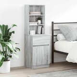  Noćni ormarić boja hrasta 39x35x125 cm konstruirano drvo | shoptok.hr