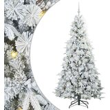  Umjetno božićno drvce s nogom s stalakom Zelena 210 cm PE i PVC | shoptok.hr