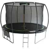 Max 366ccm trampolin črno-zelena lea