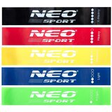  Set elastičnih traka za vježbanje Neo-Sport NS-959 – 5 komada | shoptok.hr