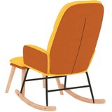 Gugalni stol s stolčkom gorčično rumeno blago, (20935001) | Shoptok.si