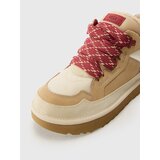 Ugg Gležnarji z vezalkami 'Lowmel' svetlo bež / kapučino / merlot | Shoptok.si