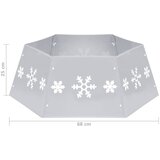  Podloga za božićno drvce srebrno-bijela Ø 68 x 25 cm | shoptok.hr