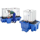  Sprednja posoda iz PE za polnjenje, za prestrezne kadice IBC, DxŠxV 530 x 520 x 530 mm | Shoptok.si
