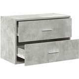 vidaXL Omara z 2 predaloma betonsko siva 60x31x40 cm inženirski les | Shoptok.si