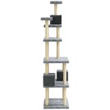 vidaXL Penjalica za mačke sa stupovima za grebanje svjetlosiva 188 cm | shoptok.hr