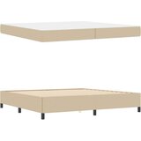  Konstrukcija postelje Svetlo zelena siva 200 x 200 cm blago, (5000126758) | Shoptok.si