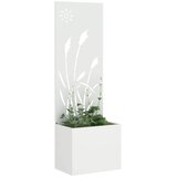  Privatnost u vrtu Bijelo 50 x 150 cm Hladno valjana čelična | shoptok.hr