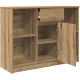  Komoda s ladicama artisan hrast 101x35x76 cm konstruirano drvo | shoptok.hr