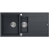 Quadron Pomivalno korito EVAN 156, črno | Shoptok.si