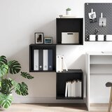  Ormar za Zid Zidne Crni hrast 37 x 37 x 37 cm Konstruirano drvo | shoptok.hr