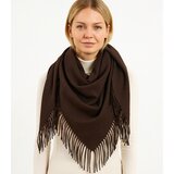 Pri One-color shawl shlik scarf with fringe GRACE | shoptok.hr