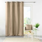 Douceur d intérieur Bež satenasta zavesa 140x240 cm Shana – | Shoptok.si