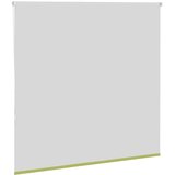 Rolo zavjesa za zamračivanje, zeleno lišće, 145x130 cm, širina tkanine 141,6 cm, poliester | Shoptok.si
