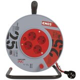 Emos Kolutni podaljšek 25 m / 4 vtičnice / oranžni / PVC / 230 V / 1,5 mm2 Cene