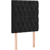 Box spring postelja z vzmetnico črna 80x200 cm žamet, (20791942) | Shoptok.si