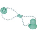 Nobby gumi žoga z vrvjo in priseskom - 50 cm | Shoptok.si