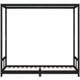  Za dječji krevet crni 80 x 200 cm od masivne borovine | shoptok.hr