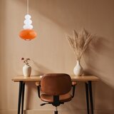  Argon 8822 - Visilica na sajli DIEGO 1xGU10/5W/230V bela/narandžasta | Eponuda.com
