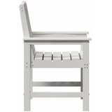  Vrtna blagovaonska stolica 2 pcs Bijelo 65,5 x 59 x 88 cm HDPE | shoptok.hr