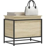 vidaXL &Scaron;katla s pokrovom sonoma hrast 60x40x51,5 cm inženirski les cene