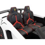  Licencirani auto na akumulator Lamborghini Aventador SV - dvosjed - bijeli | shoptok.hr