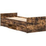  Okvir kreveta s uzglavljem i podnožjem boja hrasta 90x190 cm | shoptok.hr